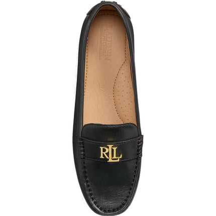 Polo Ralph Lauren Women's Barnsbury Nappa Leather Driver Black