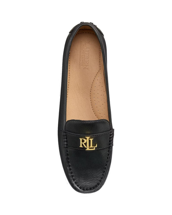 Polo Ralph Lauren Women's Barnsbury Nappa Leather Driver Black