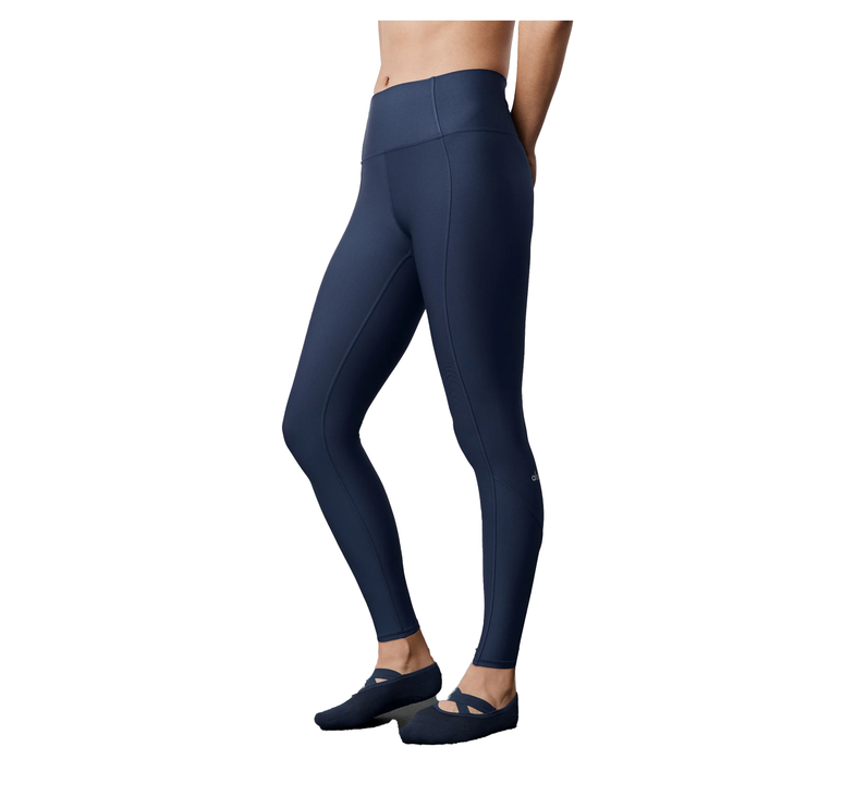 alo Women's Airlift High-Waist 7/8 Fine Line Legging Navy