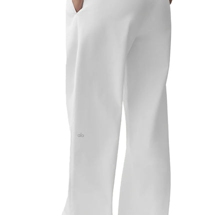 alo Women's Suit Up Trouser (Regular) White/Black