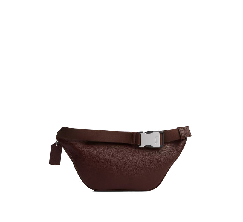 Coach Unisex Travis Belt Bag 35 Silver/Maple