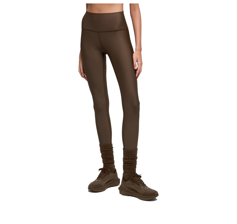 alo Women's Airlift Winter Warm High-Waist Legging - Espresso