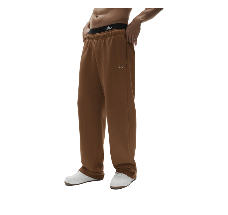 alo Men's Accolade Straight Leg Sweatpant Sun Kissed Brown