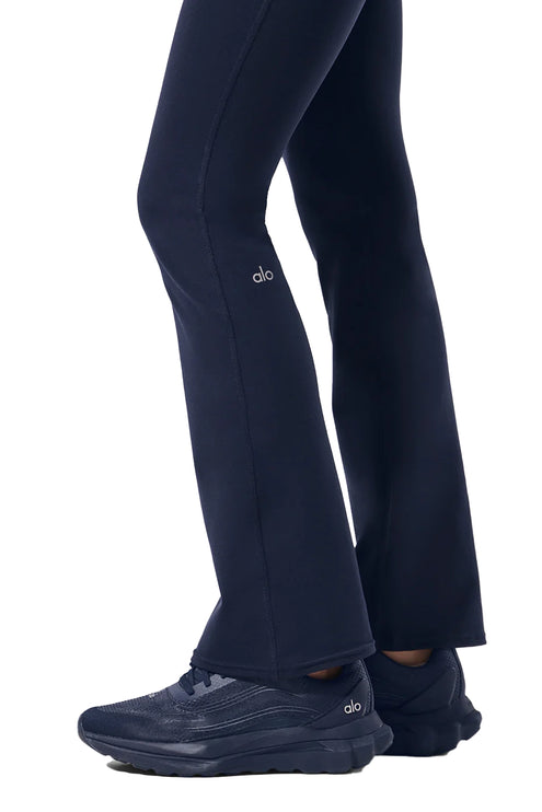 alo Women's Airbrush High-Waist 7/8 Bootcut Legging - Navy
