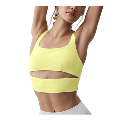 alo Women's Slit Bra Sunshine