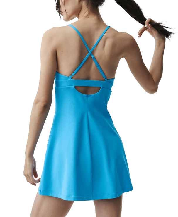alo Women's Airbrush Splendor Dress Azure Blue