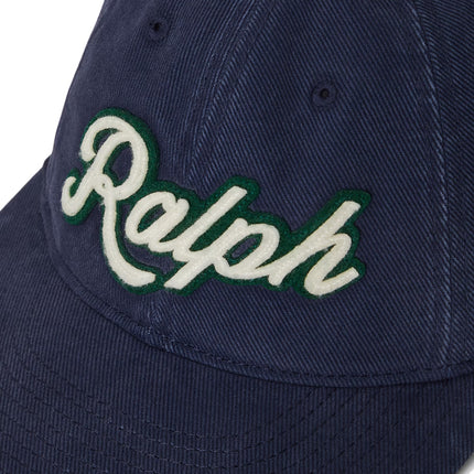 Polo Ralph Lauren Unisex The Ralph Logo Twill Ball Cap Newport Navy