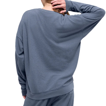 alo Women's Soho Pullover Bluestone