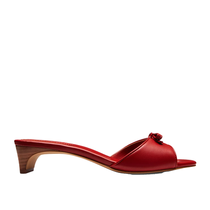 Coach Women's Bow Kitten Heel Sandal Poppy