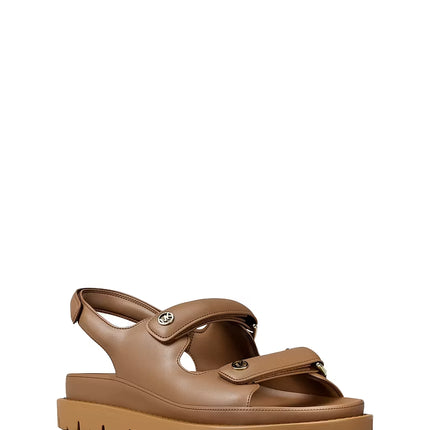Michael Kors Women's Holland Sandal Luggage/Gold