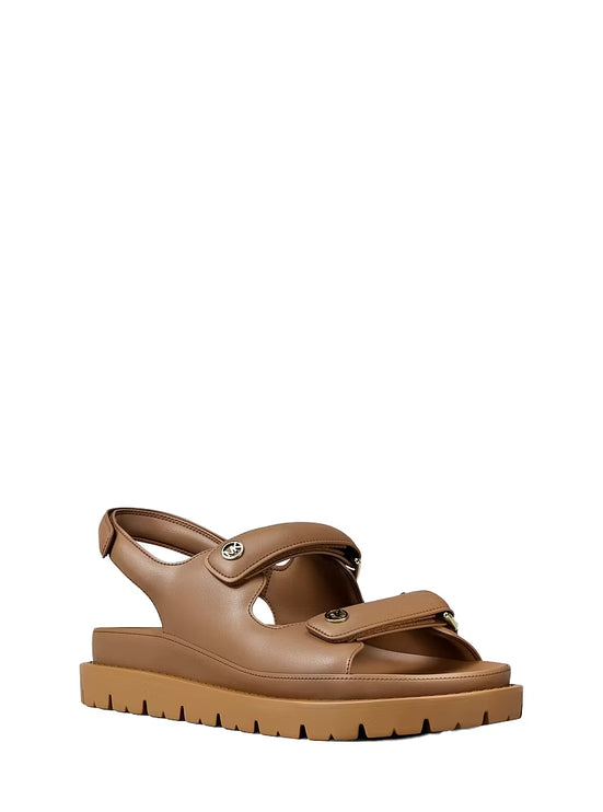 Michael Kors Women's Holland Sandal Luggage/Gold