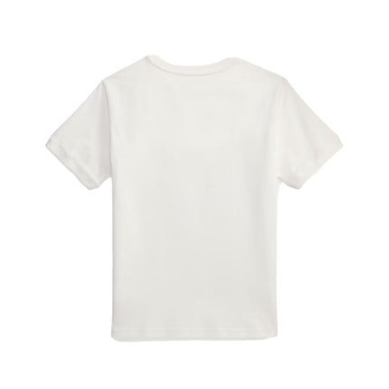 Polo Ralph Lauren Boy's Polo Bear Cotton Jersey Tee White