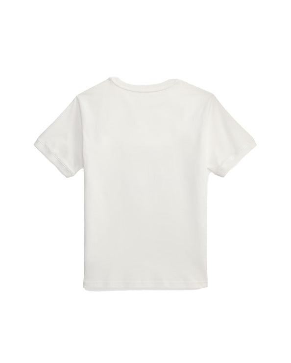 Polo Ralph Lauren Boy's Polo Bear Cotton Jersey Tee White