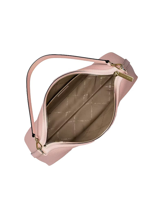 Michael Kors Women's Sammy Medium Pebbled Leather Convertible Shoulder Bag Powder Blush/Gold