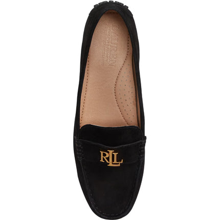 Polo Ralph Lauren Women's Barnsbury Suede Loafer Black