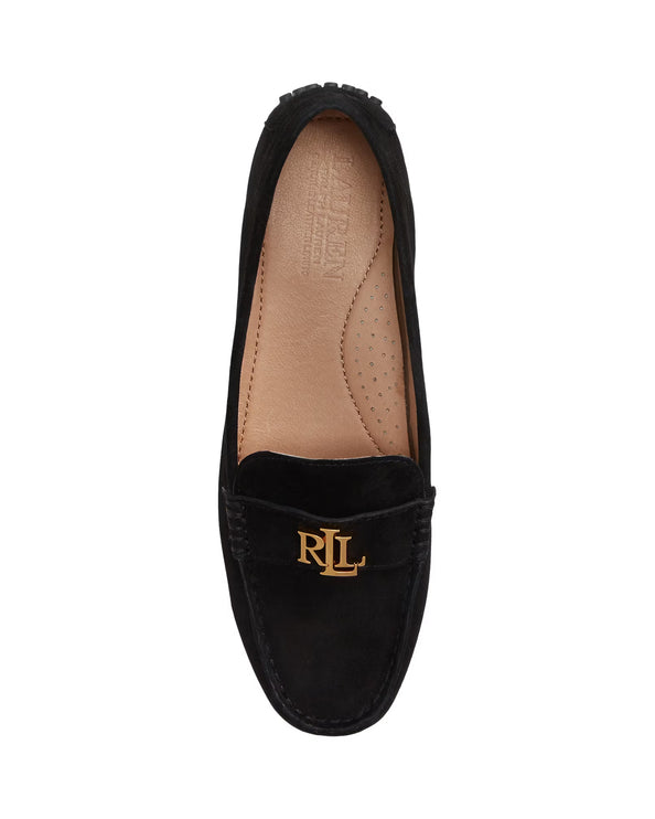 Polo Ralph Lauren Women's Barnsbury Suede Loafer Black