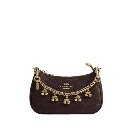 Coach Women's Bag Charm Chain With Cherry Charms Gold/Gold
