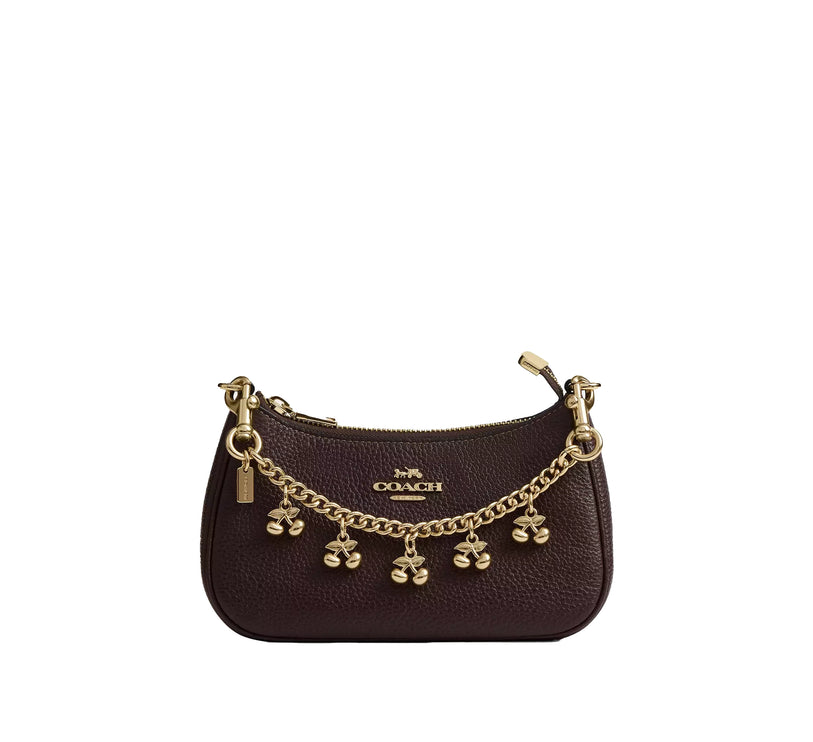 Coach Women's Bag Charm Chain With Cherry Charms Gold/Gold