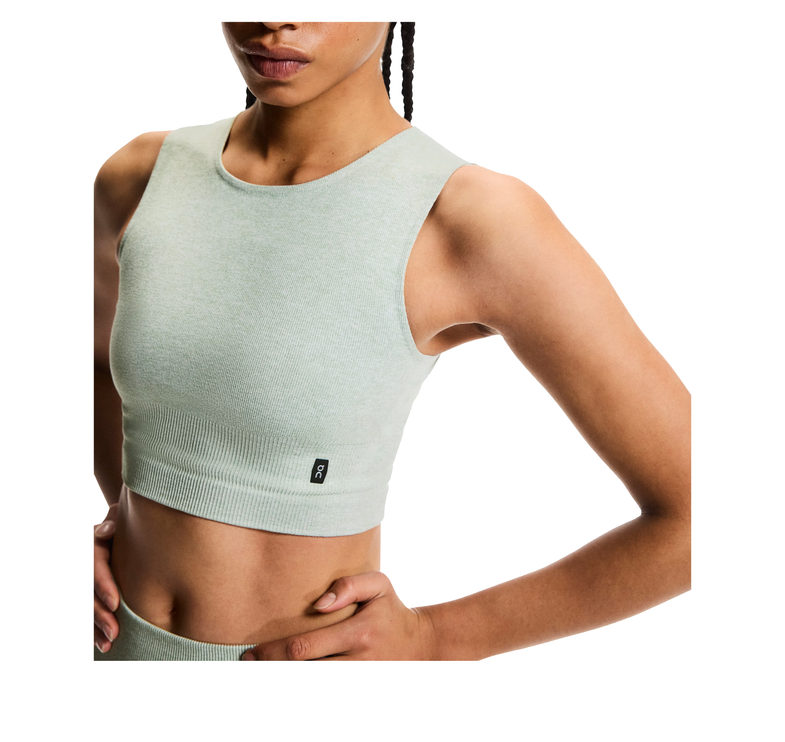 ON Women's Studio Knit Crop Mineral Heather