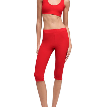 alo Women's Alosoft Center Stage Bra Bright Red