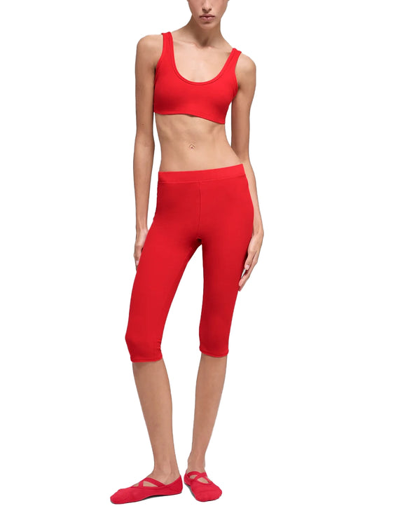 alo Women's Alosoft Center Stage Bra Bright Red