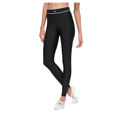 alo Women's Airlift High-Waist Alignment Legging Black/White