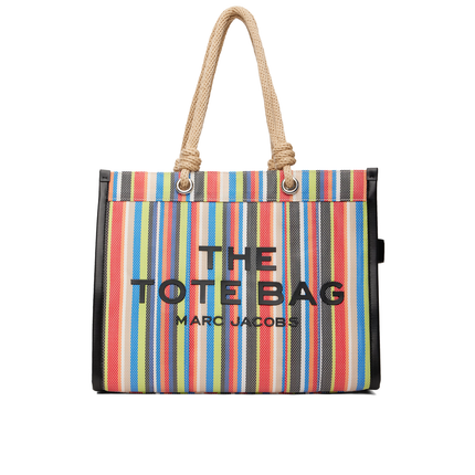 Marc Jacobs Women's The Stripe Large Tote Bag Red Multi