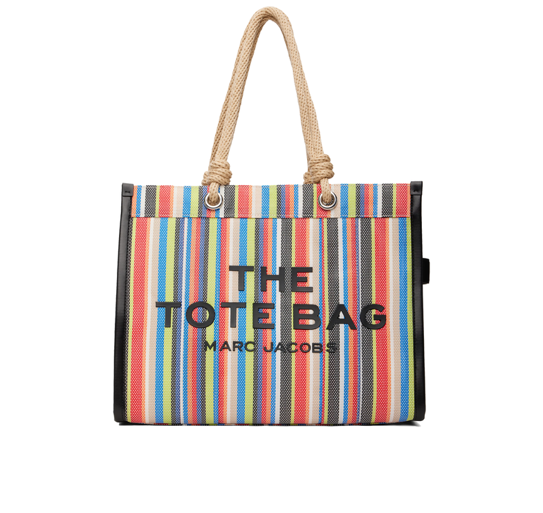 Marc Jacobs Women's The Stripe Large Tote Bag Red Multi