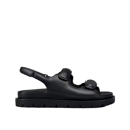 Michael Kors Women's Holland Sandal Black/Silver