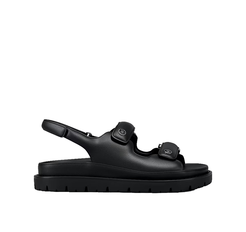 Michael Kors Women's Holland Sandal Black/Silver