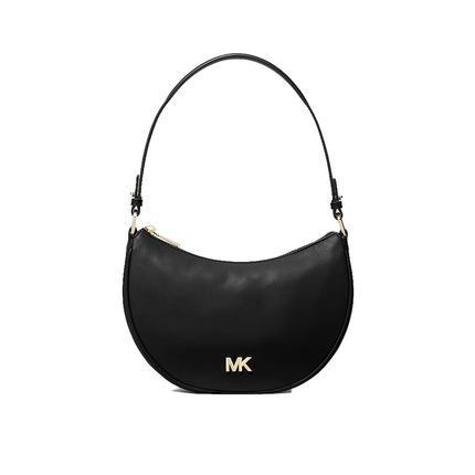 Michael Kors Women's Kyla Small Leather Pochette Black/Gold