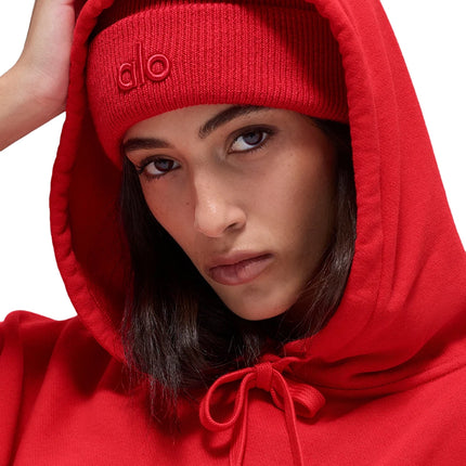 alo Unisex Notable Beanie Bright Red