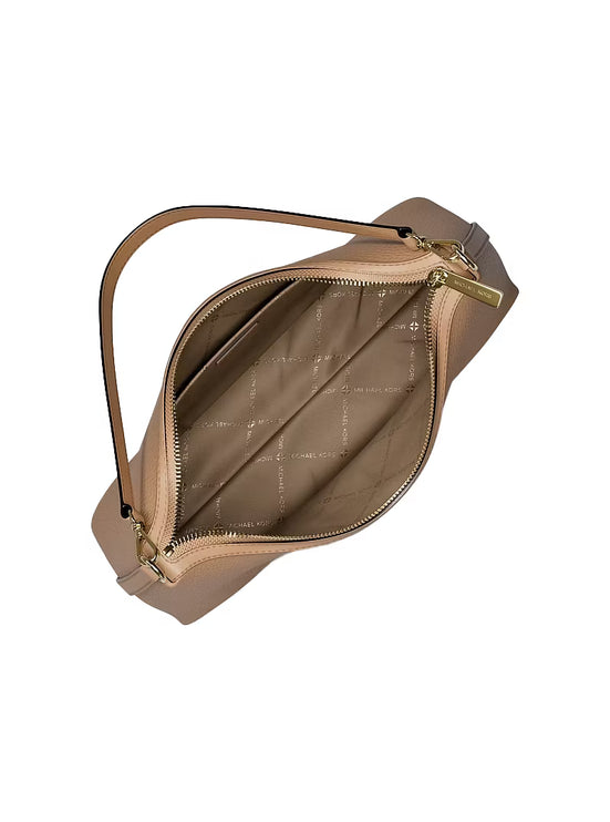 Michael Kors Women's Sammy Medium Pebbled Leather Convertible Shoulder Bag Camel/Gold