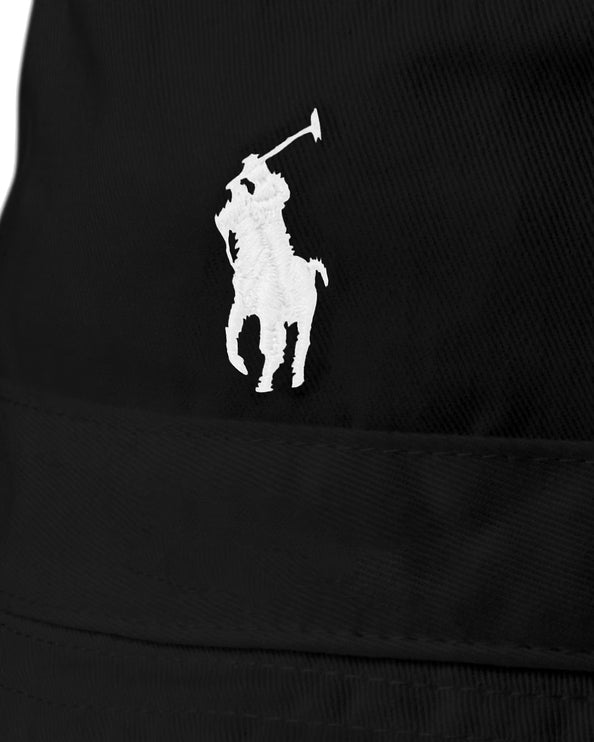 Polo Ralph Lauren Unisex Cotton Chino Bucket Hat Black