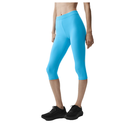 alo Women's Alosoft High-Waist Iconic 90's Capri Azure Blue