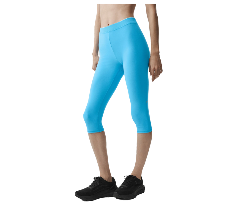 alo Women's Alosoft High-Waist Iconic 90's Capri Azure Blue