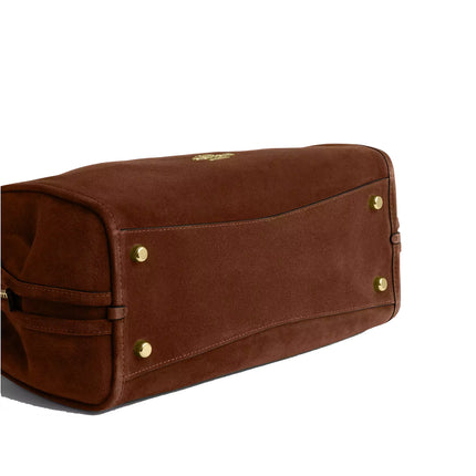 Coach Women's Erin Shoulder Bag Suede/Gold/Warm Brown