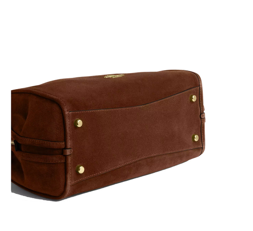 Coach Women's Erin Shoulder Bag Suede/Gold/Warm Brown