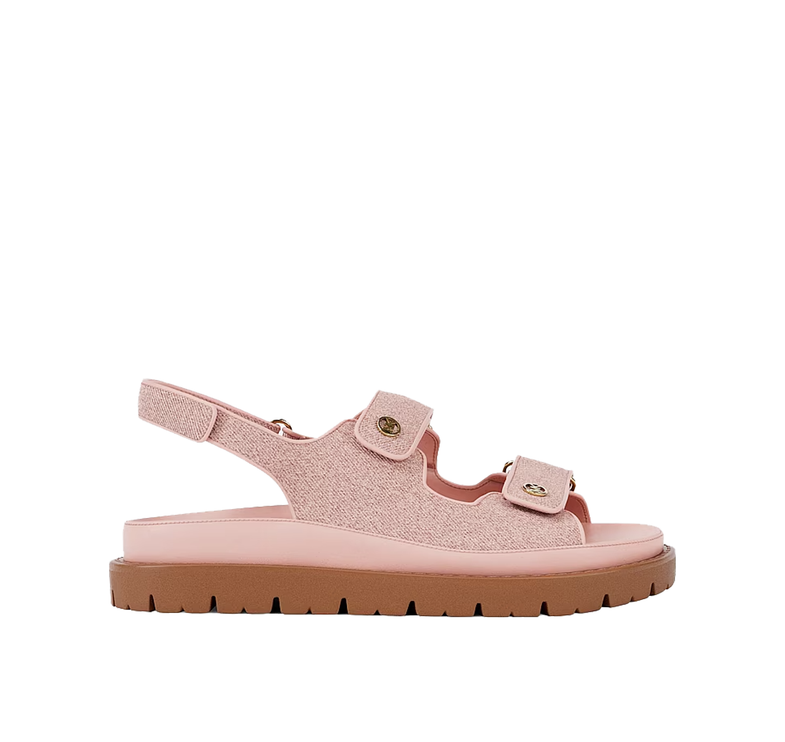 Michael Kors Women's Holland Denim Sandal Powder Blush