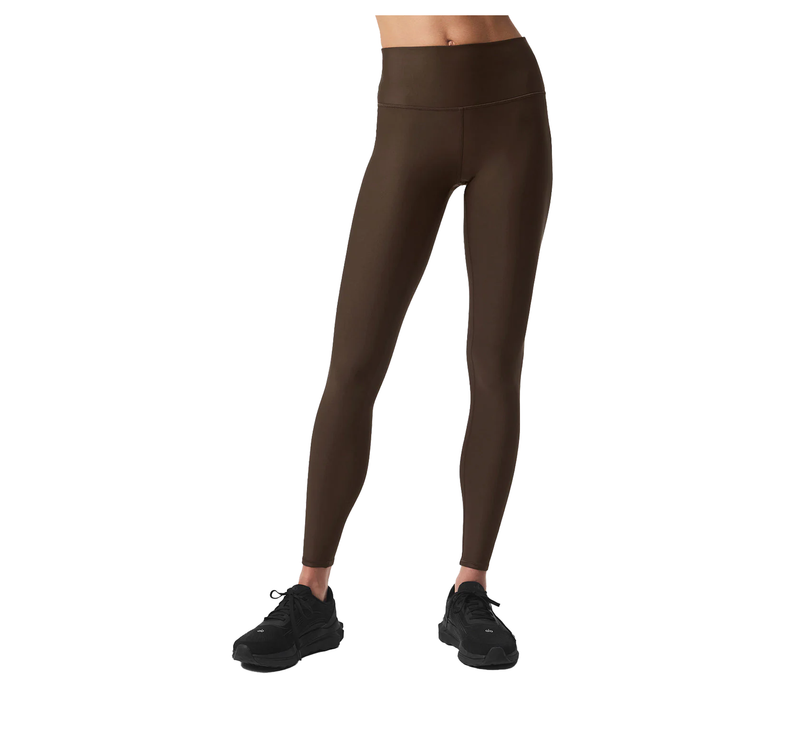 alo Women's 7/8 High-Waist Airlift Legging - Espresso
