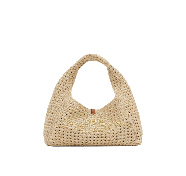 Marc Jacobs Women's The Crochet Mini Sack Bag Champagne