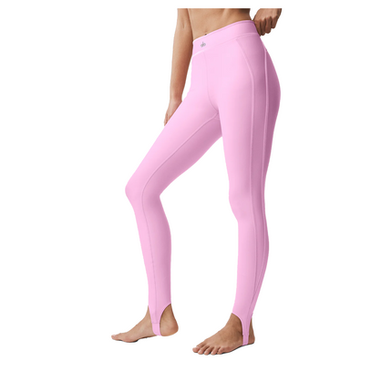 alo Women's Airlift High-Waist Love Language Stirrup Legging Candy Heart Pink