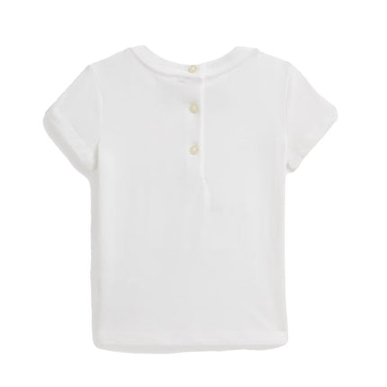 Polo Ralph Lauren Baby Polo Bear Cotton Jersey Tee White