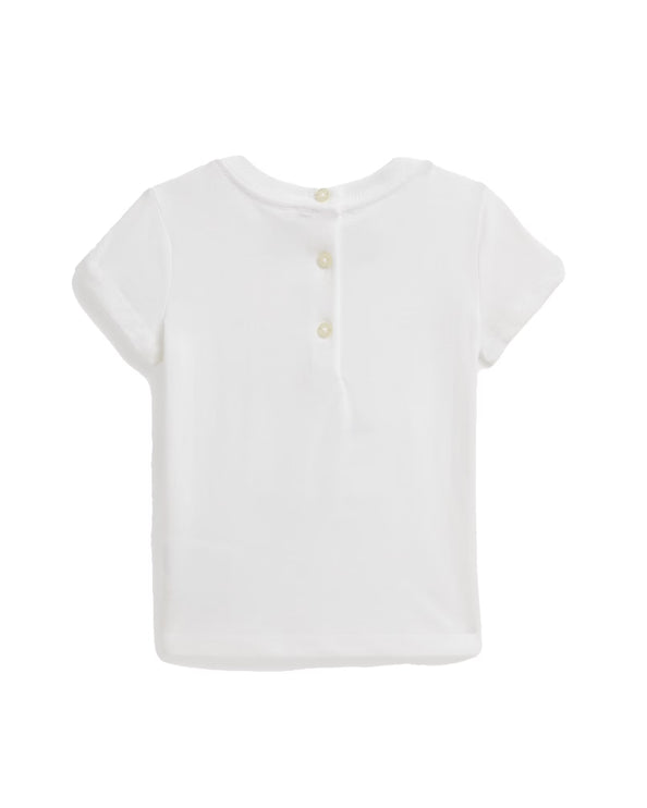 Polo Ralph Lauren Baby Polo Bear Cotton Jersey Tee White