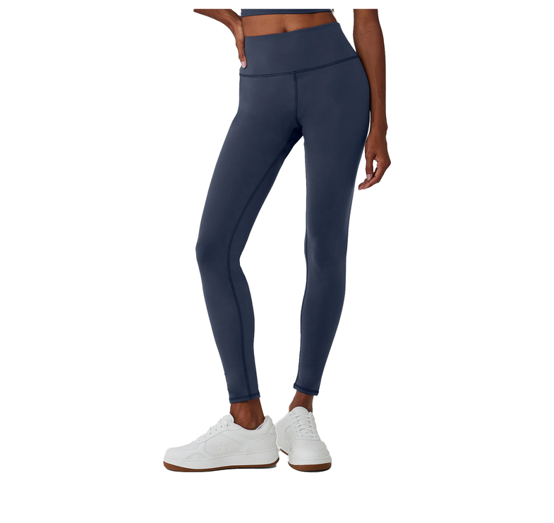 alo Women's Airbrush Winter Warm High-Waist Nocturne Legging - Navy