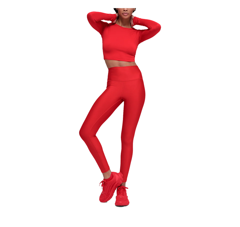 alo Women's 7/8 High-Waist Airlift Legging Bright Red