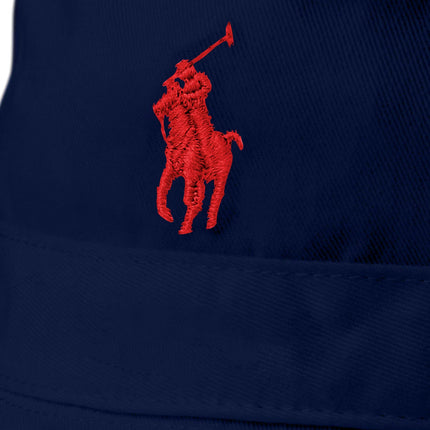 Polo Ralph Lauren Unisex Cotton Chino Bucket Hat Newport Navy