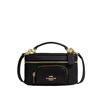 Coach Women's Rainer Crossbody Bag 18 With Pocket Gold/Black