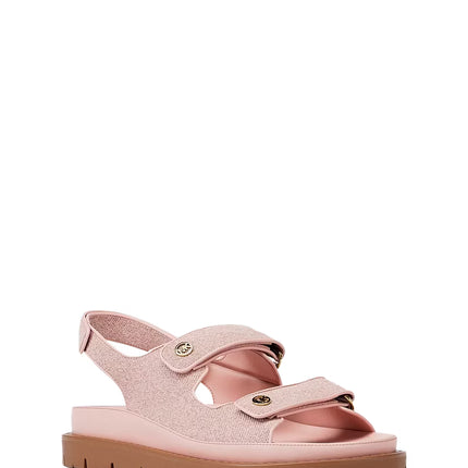 Michael Kors Women's Holland Denim Sandal Powder Blush
