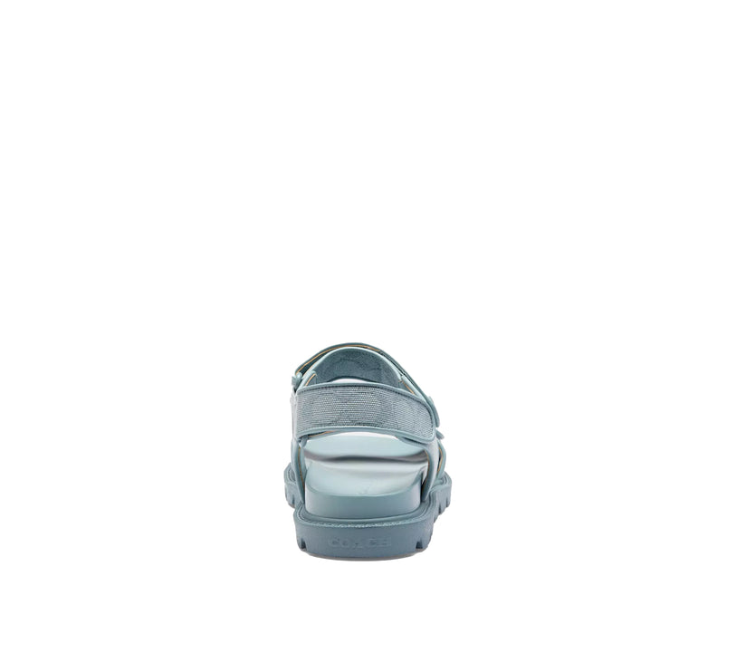 Coach Women's Brynn Sandal In Signature Canvas Sea Mist